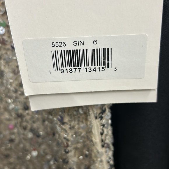 Mac Duggal 5526 NWT SLEEVELESS SEQUINED MIDI SHEATH DRESS - Picture 9 of 10